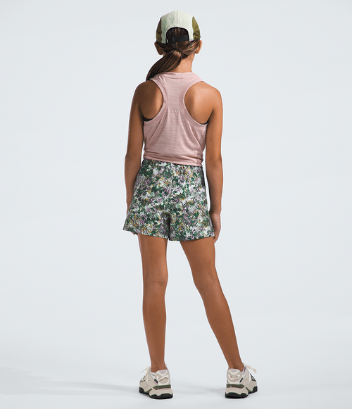 Short Infantil Girls The North Face Amphibious Class V Mineral Purple Maze Floral Print