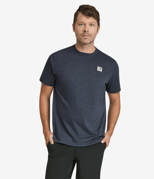 Camiseta Masculina The North Face Heritage Patch Heathered Tee Azul