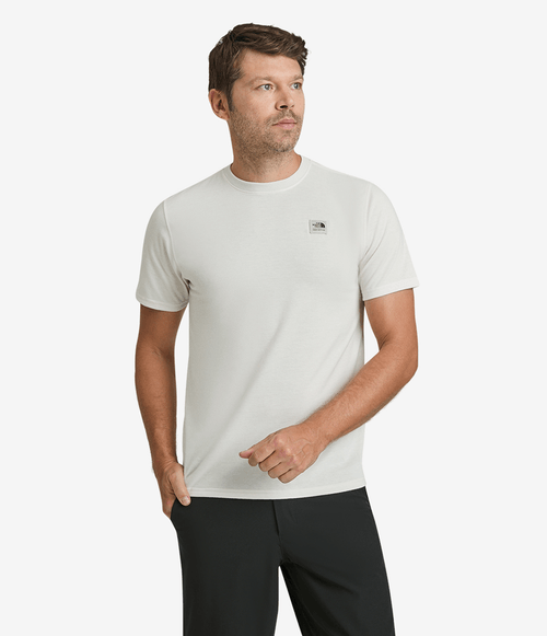 Camiseta Masculina The North Face Heritage Patch Heathered Tee Branca