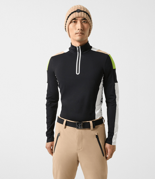 Camiseta Bogner Masculina Segunda Pele Mica Preta