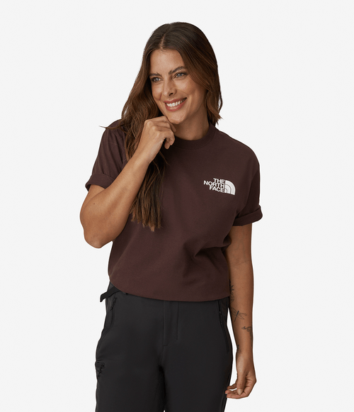 Camiseta Unissex The North Face Printed Box NSE Tee Marrom