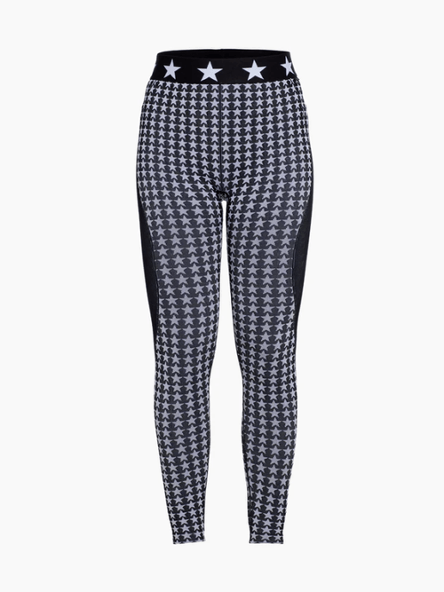 Calça Goldbergh Segunda Pele Feminina Celeste Black/White