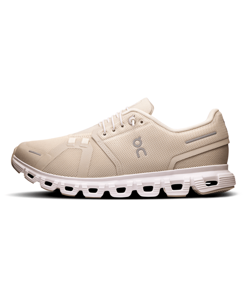Tênis On Running Feminino Cloud 6 Pearl | White