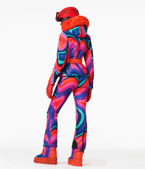 Jaqueta de Ski Goldbergh Feminina Muse Absinthe Rainbow
