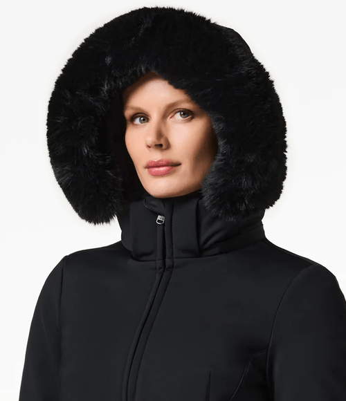 Jaqueta de Ski Goldbergh Feminina Hida Faux Border Black