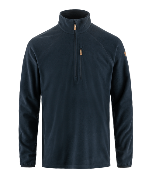 Fleece Masculino Fjällräven Övik Lite Half Zip Dark Navy