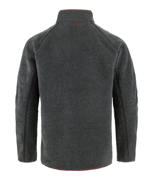 Fleece Masculino Fjällräven Vardag Pile Dark Grey-Maroon