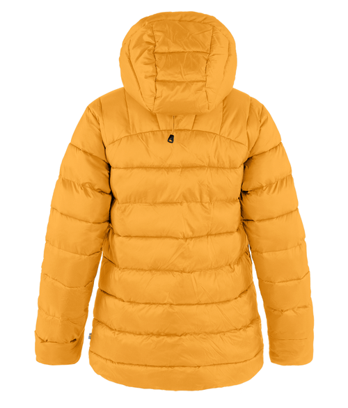 Jaqueta Feminina Fjällräven Expedition Mid Winter Com Capuz Mustard Yellow-UN Blue