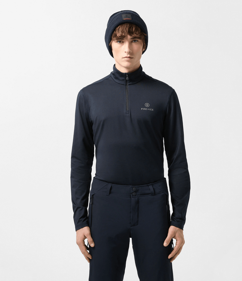 Camiseta Bogner Fire+Ice Masculina Segunda Pele Pascal Azul