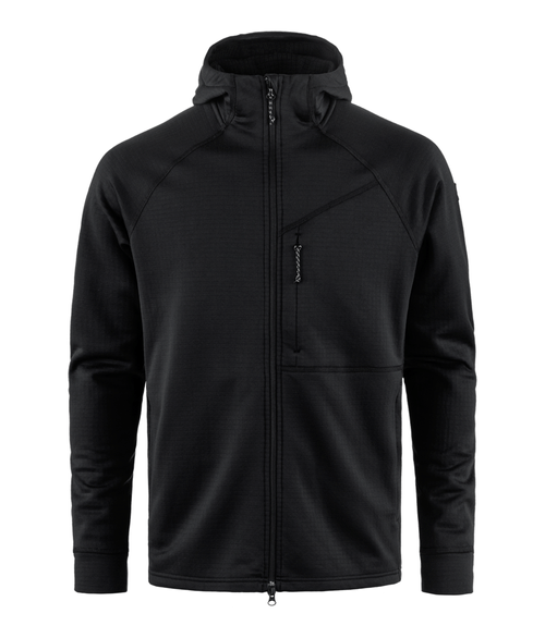 Fleece Masculino Fjällräven Fjällräven Abisko Com Capuz Grid Black