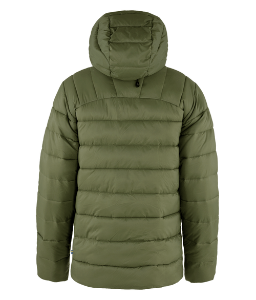Jaqueta Fjällräven Masculina Expedition Mid Winter Com Capuz Green-Mustard Yellow