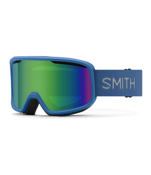 Snow Goggles Smith Frontier True Blue + Green Mirror