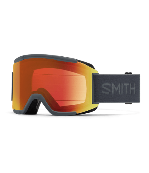 Snow Goggles Smith Squad Slate + Red Mirror