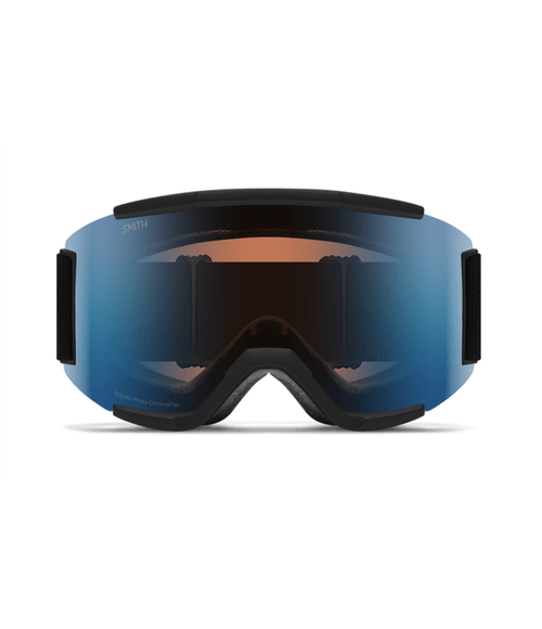 Snow Goggles Smith Squad Black + Blue Mirror