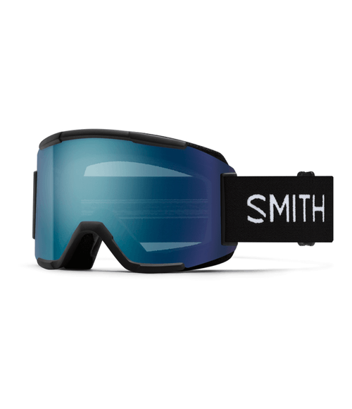 Snow Goggles Smith Squad Black + Blue Mirror