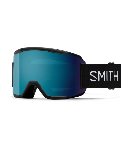 Snow Goggles Smith Squad Black + Blue Mirror