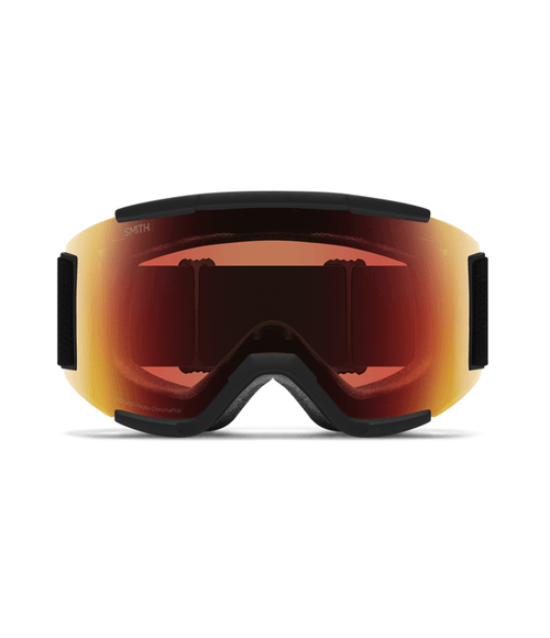 Snow Goggles Smith Squad Black + Red Mirror