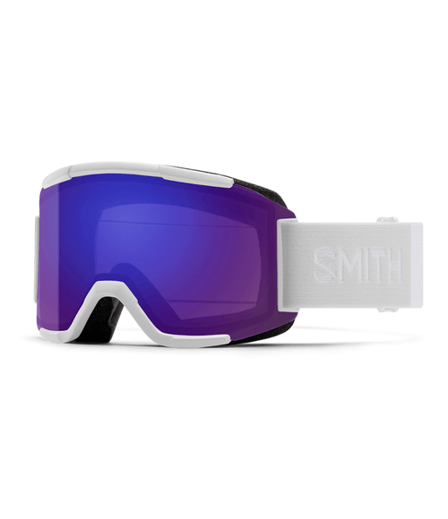 Snow Goggles Smith Squad White Vapor + Violet Mirror