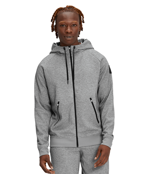 Moletom On Running Masculino Zipped Hoodie Grey