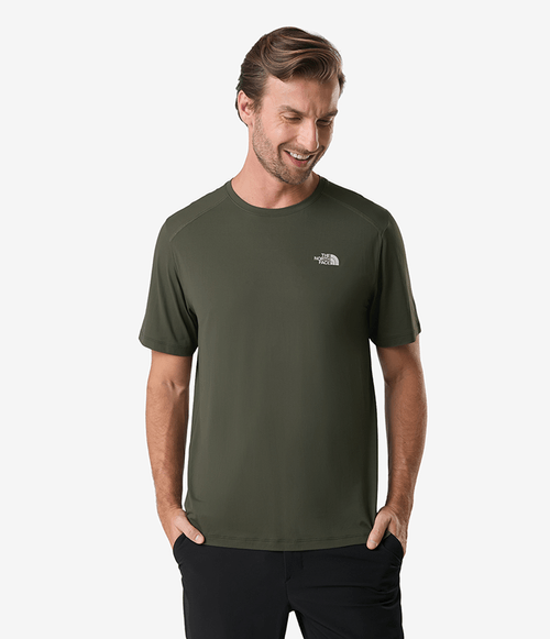 Camiseta The North Face Masculina Hyper Tee Crew New Taupe Green