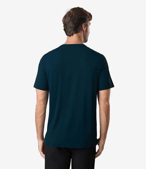 Camiseta The North Face Masculina Hyper Tee Crew Midnight Petrol