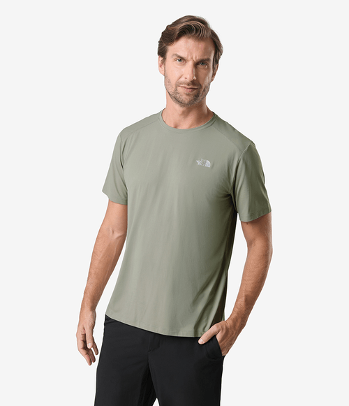 Camiseta The North Face Masculina Hyper Tee Crew Clay Grey