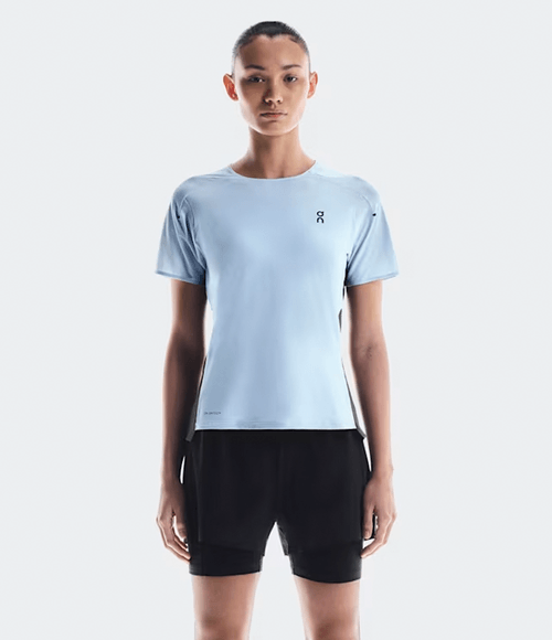 Camiseta On Running Feminina Performance-T Arctic | Eclipse