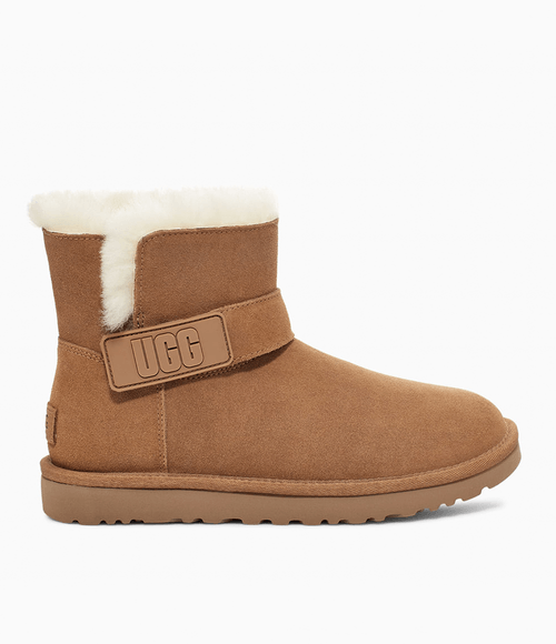 Bota Ugg Feminina Mini Bailey Graphic Caramelo