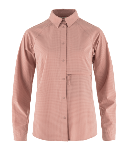 Camisa Fjällräven Feminina Abisko Trekking Dusty Rose