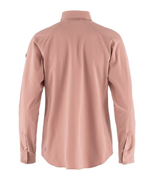 Camisa Fjällräven Feminina Abisko Trekking Dusty Rose