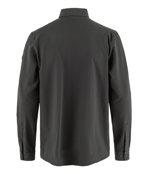 Camisa Fjällräven Masculina Abisko Trekking Dark Grey