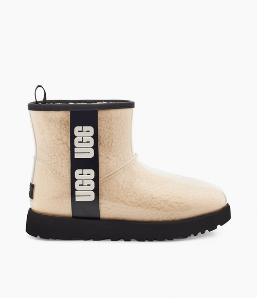 Bota Ugg Feminina Classic Clear Mini Bege