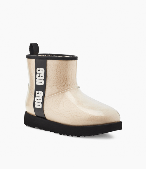 Bota Ugg Feminina Classic Clear Mini Bege