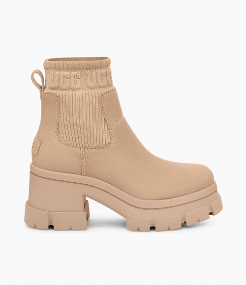 Bota Ugg Feminina Brookyln Chelsea Bege