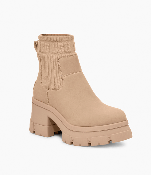 Bota Ugg Feminina Brookyln Chelsea Bege
