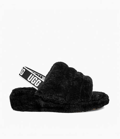 Slide Ugg Feminino Fluff Yeah Preto