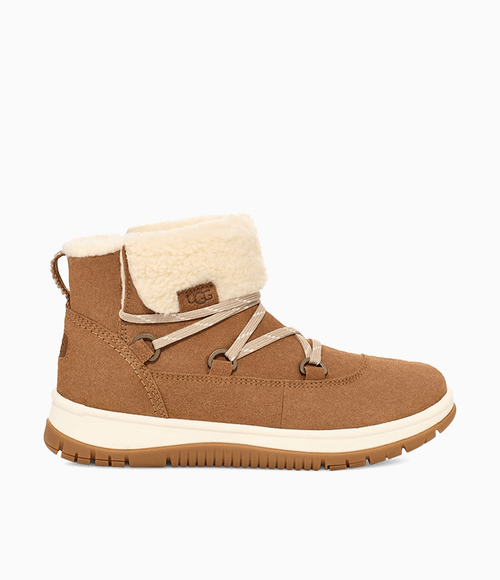 Bota Ugg Feminina Lakesider Heritage Lace Caramelo