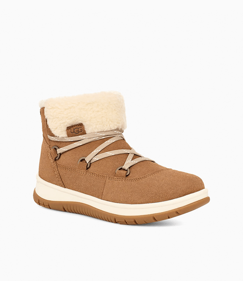 Bota Ugg Feminina Lakesider Heritage Lace Caramelo