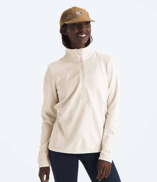 Fleece The North Face Feminino Canyonlands 1/4 Zip White Dune