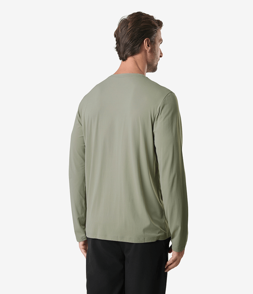 Camiseta The North Face Masculina Hyper Tee Manga Longa Clay Grey