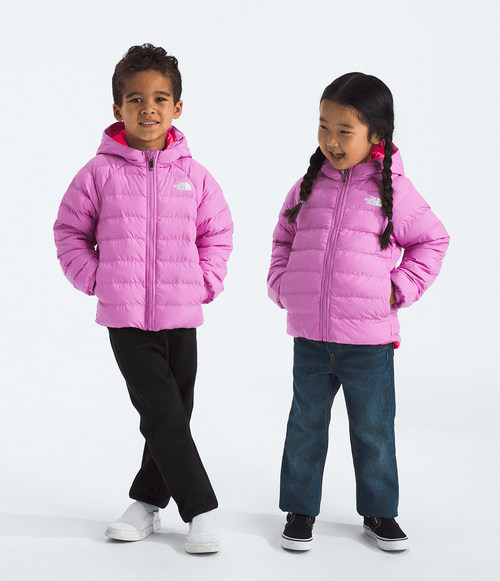 Jaqueta The North Face Infantil Kid Reversível Perrito Dragonfruit