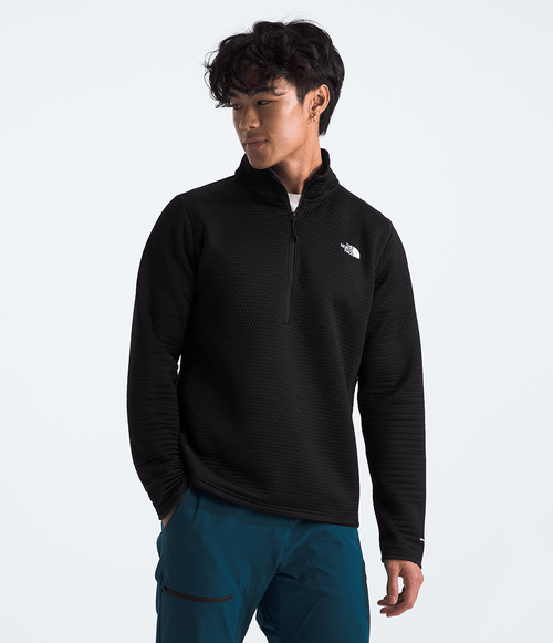 Fleece The North Face Masculino Dotknit Thermal 1/4 Zip TNF Black