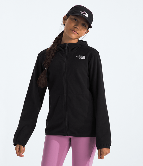 Fleece The North Face Infantil Teen Glacier Full Zip Com Capuz TNF Black