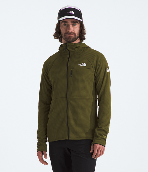 Fleece The North Face Masculino Summit FutureFleece The North Face Full Zip Com Capuz Forest Olive