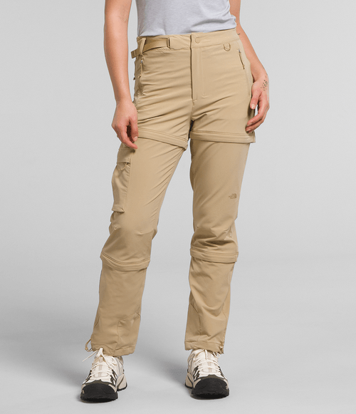 Calça The North Face Feminina Bridgeway Zip Off Khaki Stone