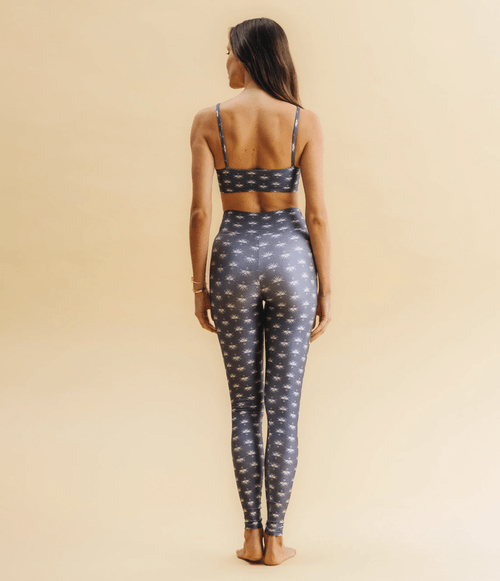 Calça Legging Melt Swim Feminina High Plume