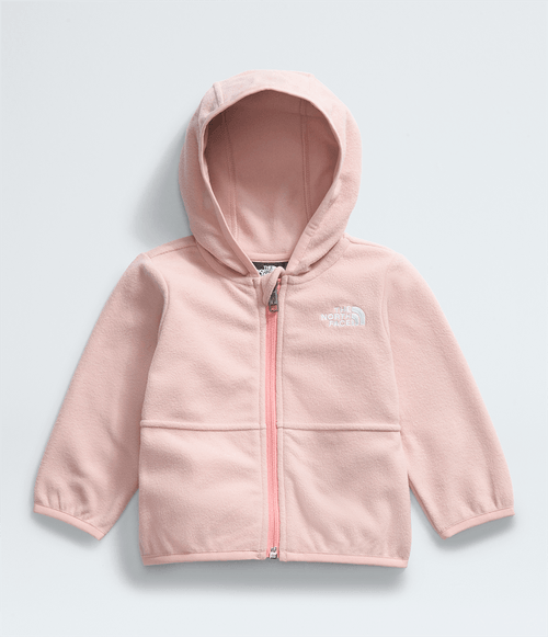 Fleece The North Face Infantil Baby Glacier Full Zip Com Capuz Pink Moss