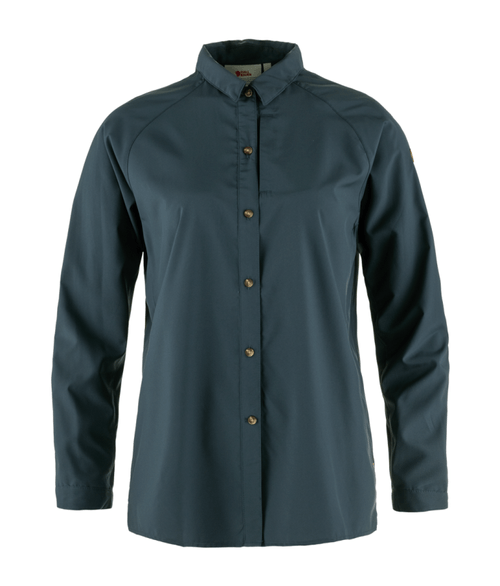 Camisa Fjällräven Feminina Abisko Hike Navy