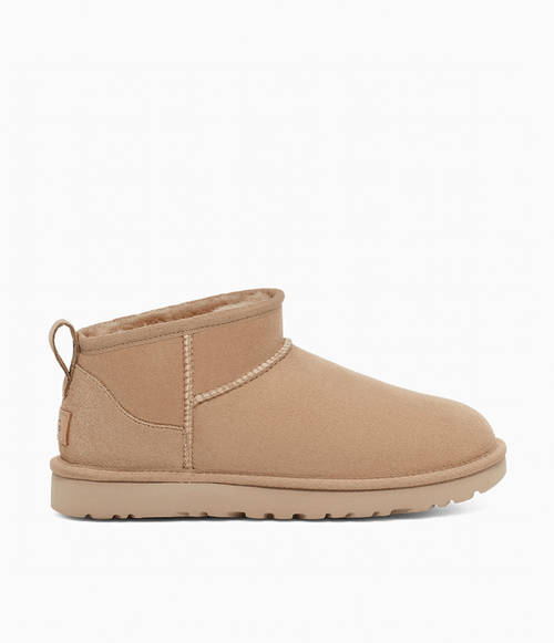 Bota Ugg Feminina Classic Ultra Mini Bege