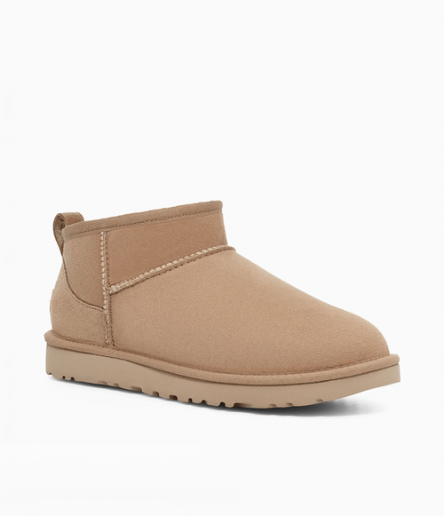 Bota Ugg Feminina Classic Ultra Mini Bege
